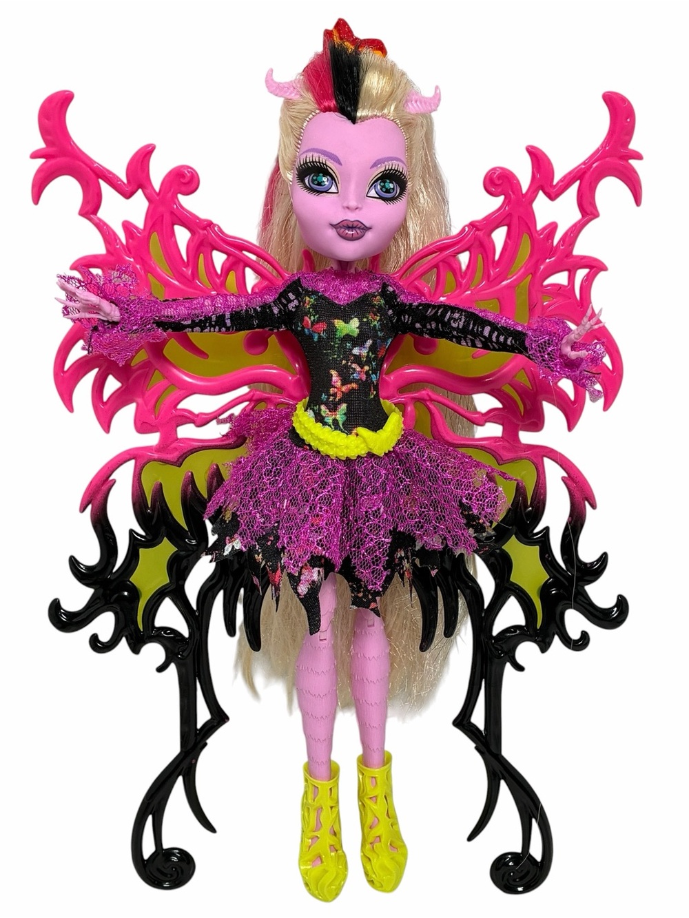 Monster High Bonita Femur Freaky Fusion CBG63 Wings + Accessories Near Complete